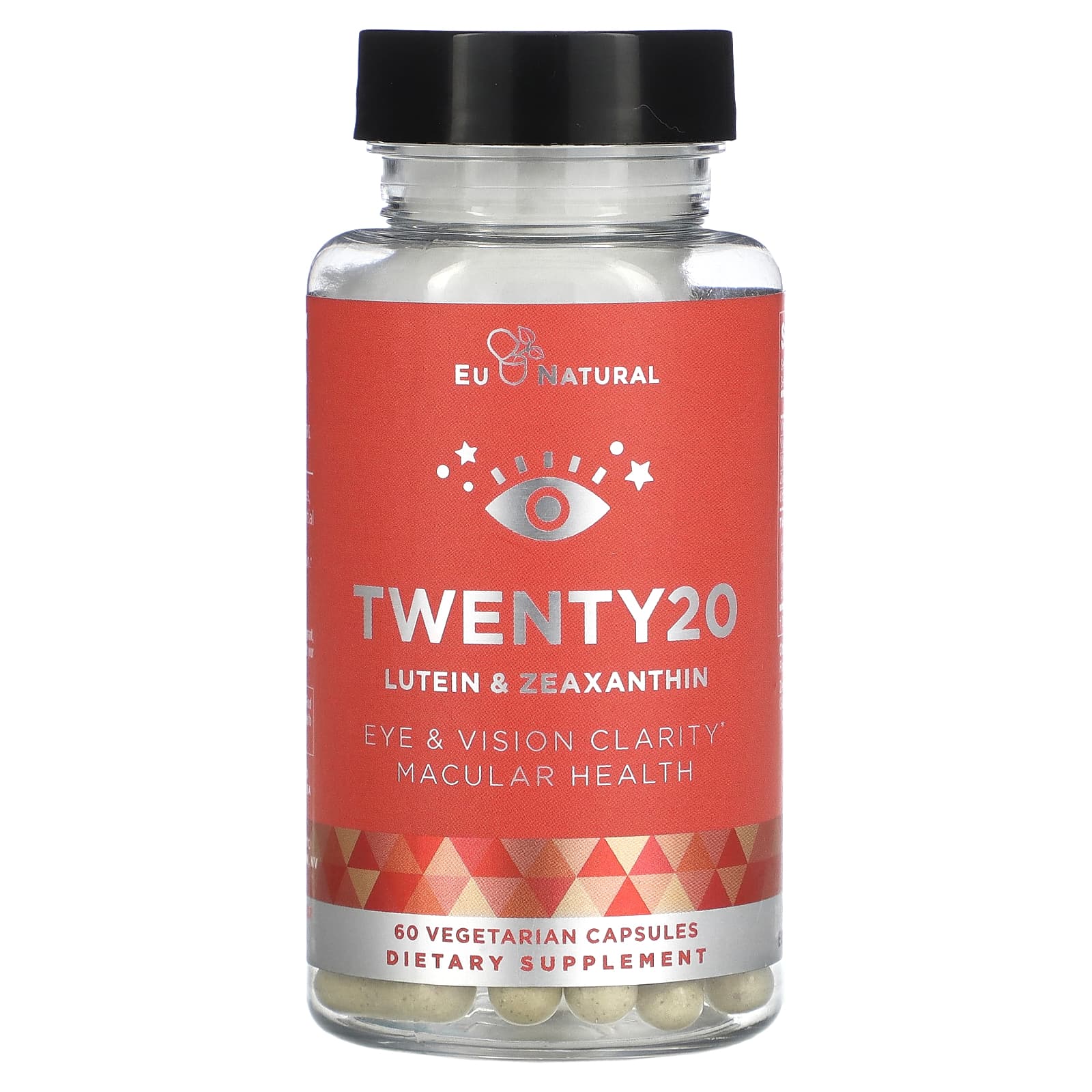 EU Natural, Twenty20, Lutein & Zeaxanthin, 60 Vegetarian Capsules UPC 855244008301 | HiLife Vitamins